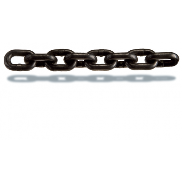 Corrente Grau 8 -  8mm Preta Aço Liga (Alloy Steel) - 3 m